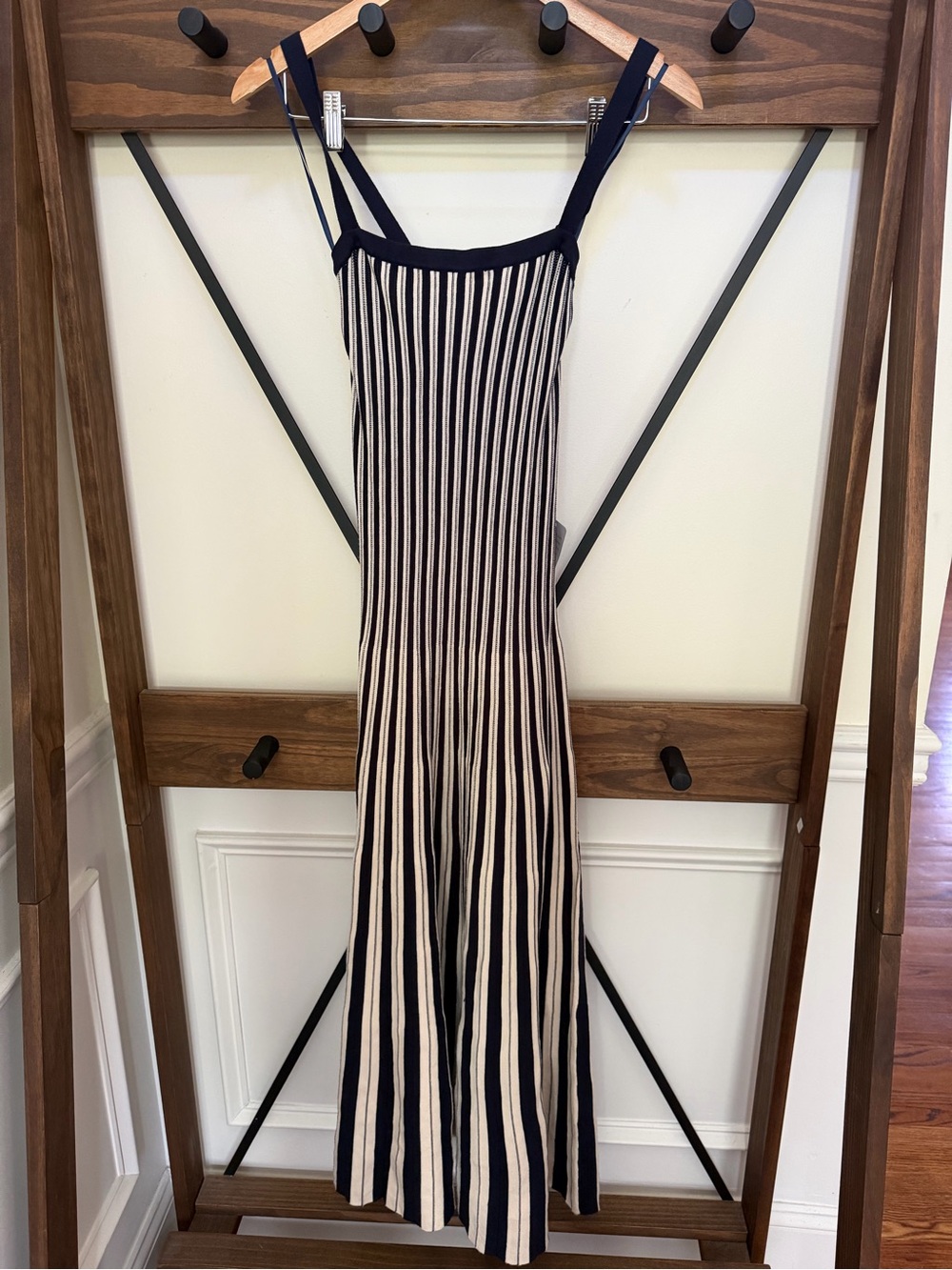 NWOT size Large LUXELY knit striped dress